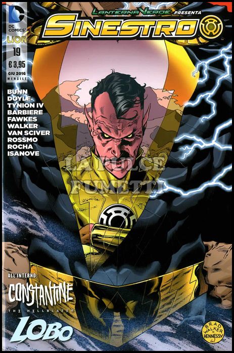 LANTERNA VERDE PRESENTA - SINESTRO #    19